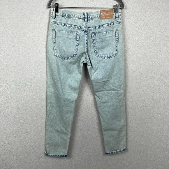 New One Teaspoon Awesome Baggies Jeans Distressed Destroyed Light Wash Sz 26 - Picture 3 of 9